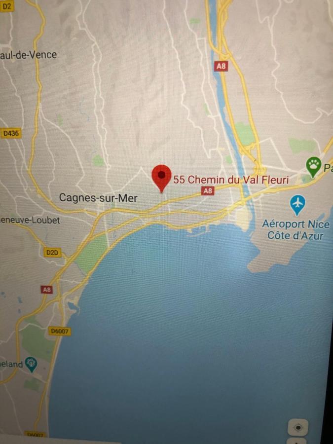 Villa C3 Arthur Rimbaub Chambre D'Hote Piscine Proche Mer Plage 600M Cagnes-sur-Mer Exterior photo
