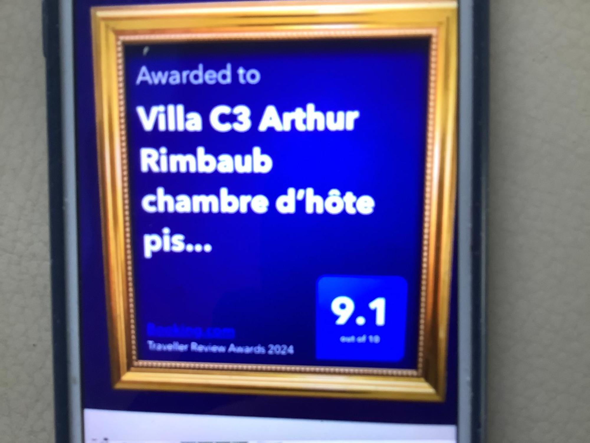 Villa C3 Arthur Rimbaub Chambre D'Hote Piscine Proche Mer Plage 600M Cagnes-sur-Mer Exterior photo